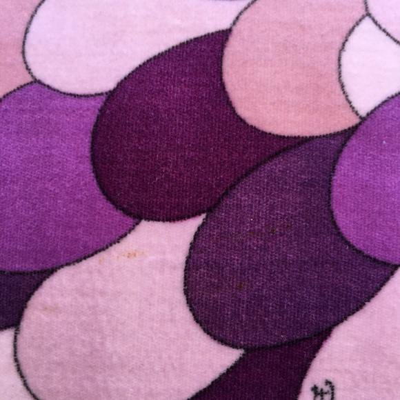 VTG Emilio Pucci Floral Velvet Cotton Skirt Set - Picture 8 of 15